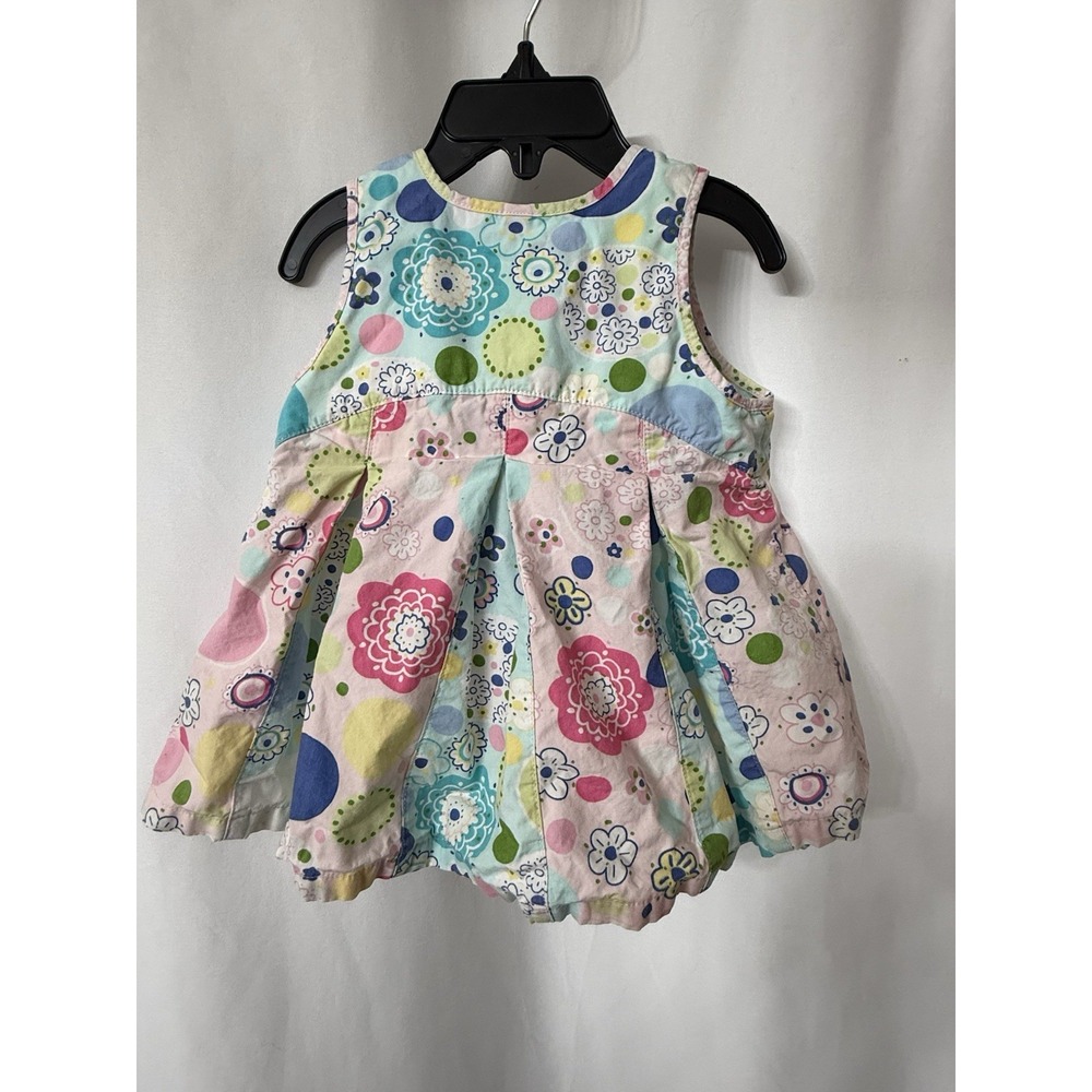 Hannah Andersson Pastel Floral Print Sleeveless Dress Size 3-6 Months. G16 - Picture 4 of 4